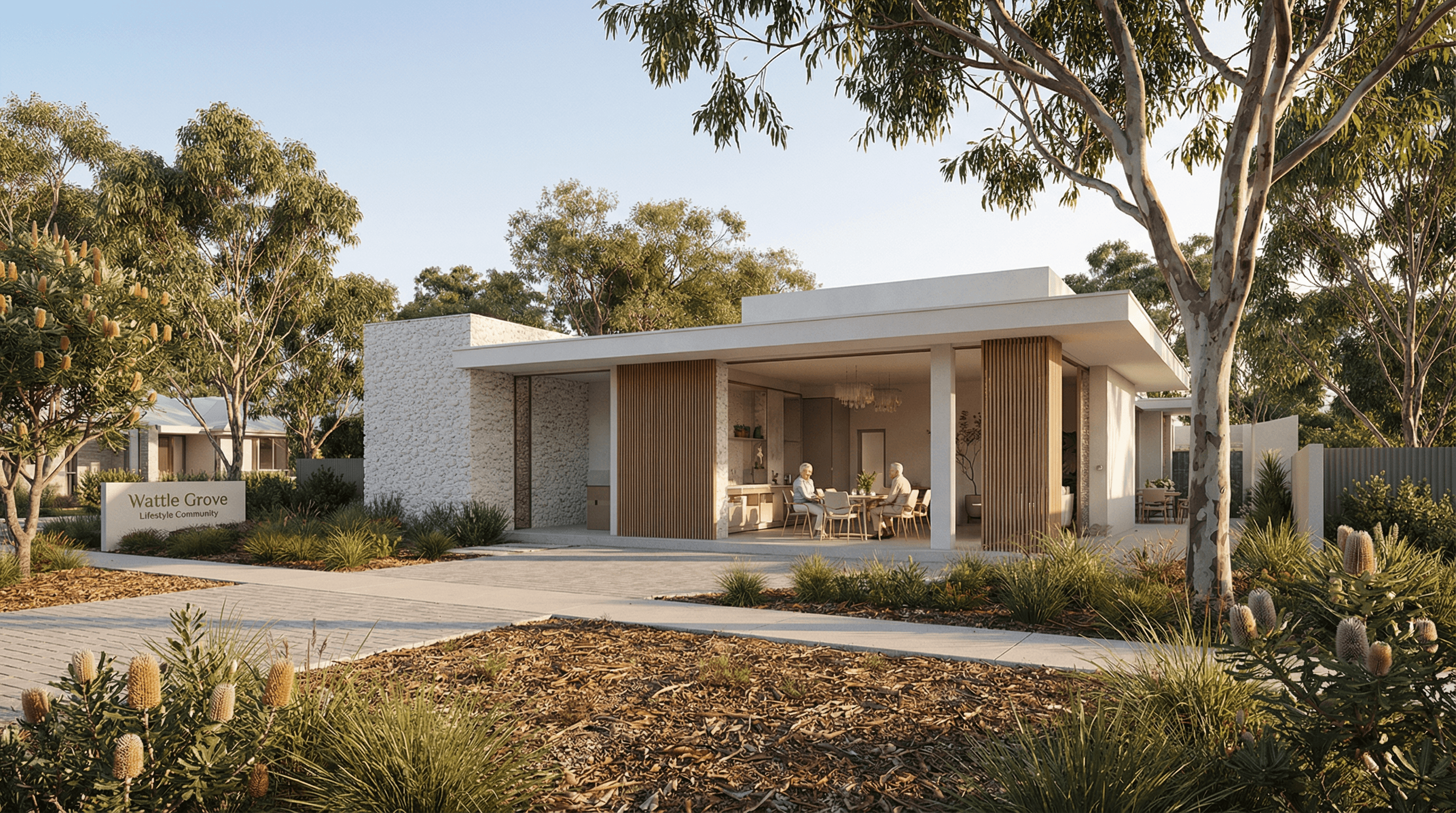 Row of modular townhouses,MDC Living