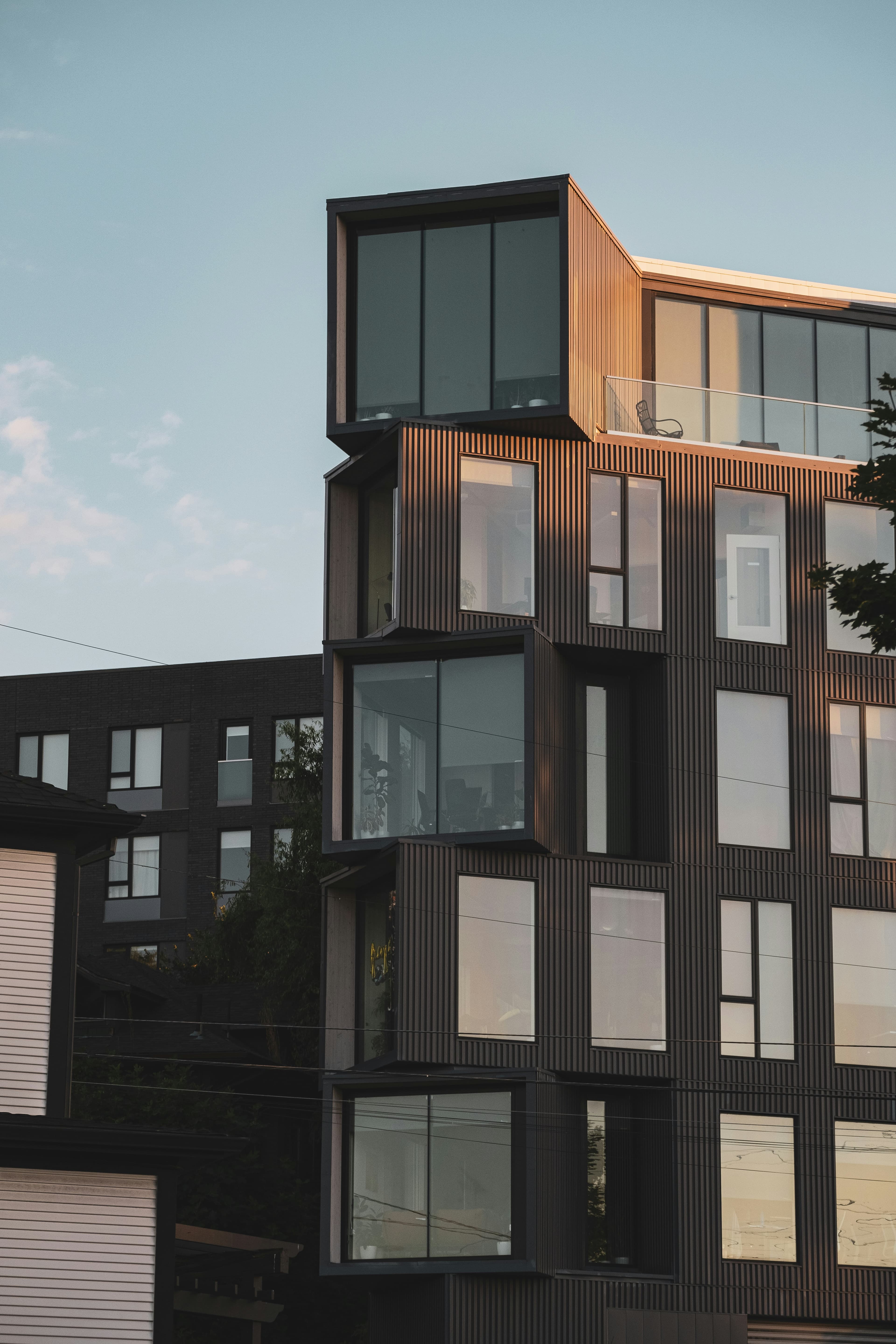 Modern modular home at sunset,MDC Living